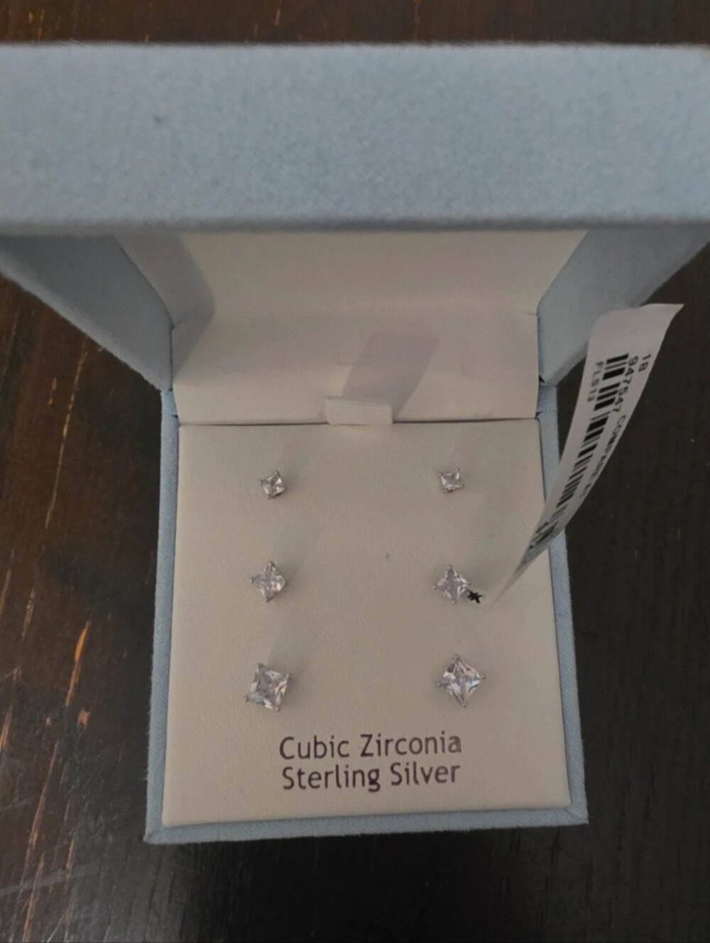 Nanette Lepore Silver Cubic Zirconia Stud Earring Set